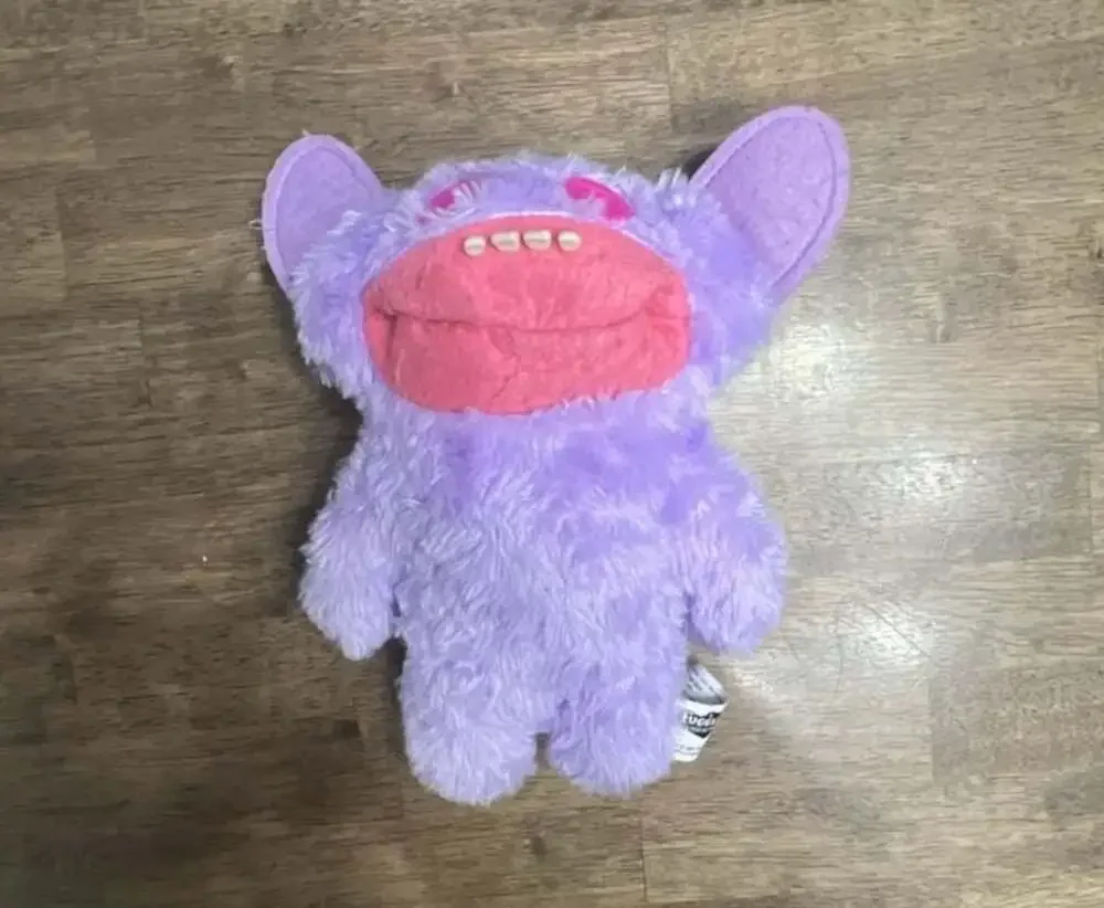 Fuggler Funny Ugly Monster Budgie Grin Grin Purple Plush Spin Master